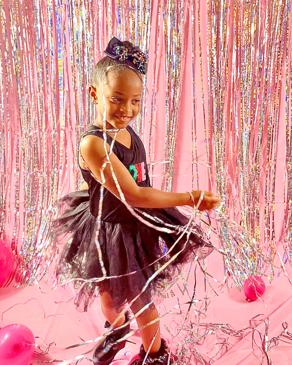 LOVE SEQUIN TUTU DRESS