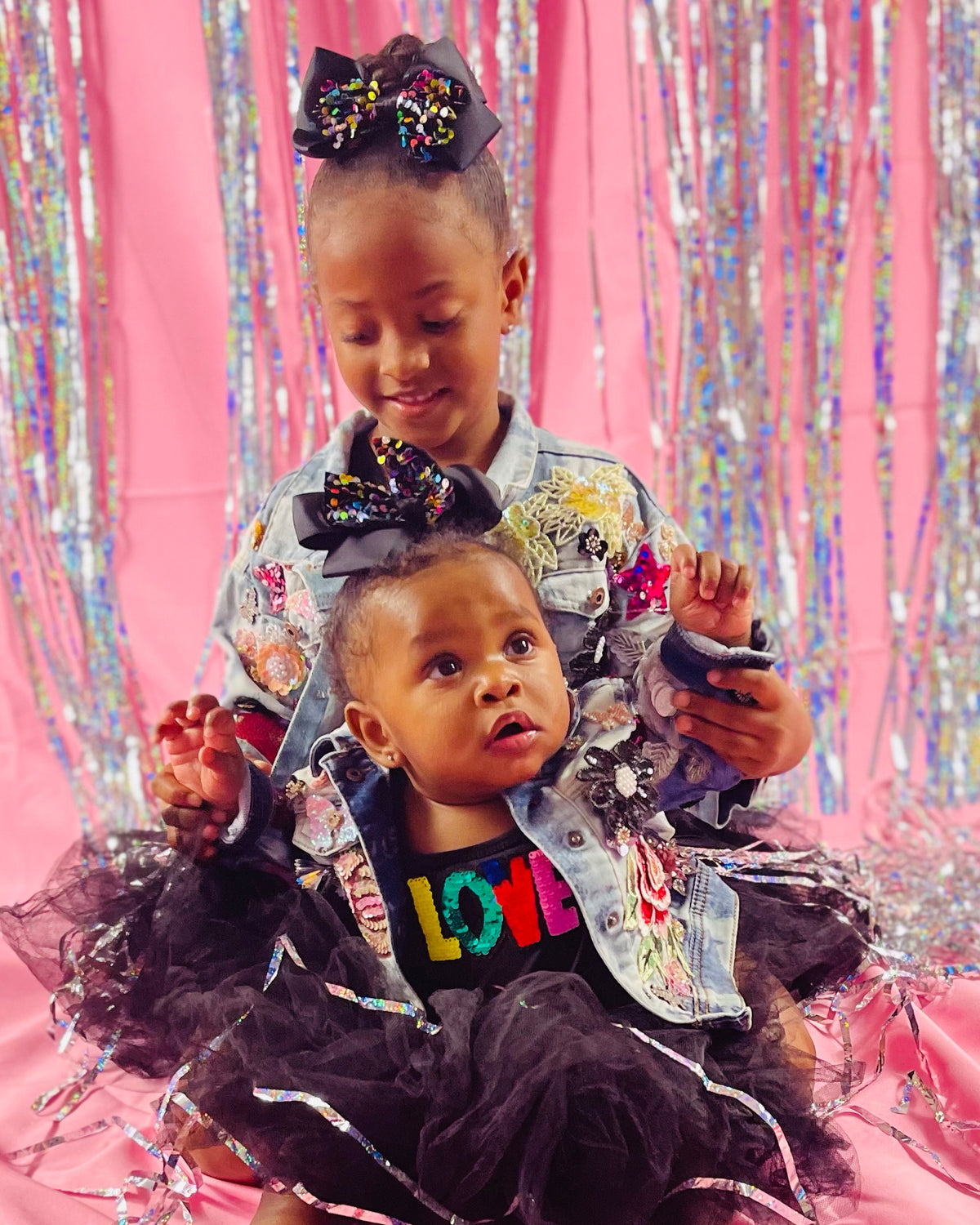LOVE SEQUIN TUTU DRESS